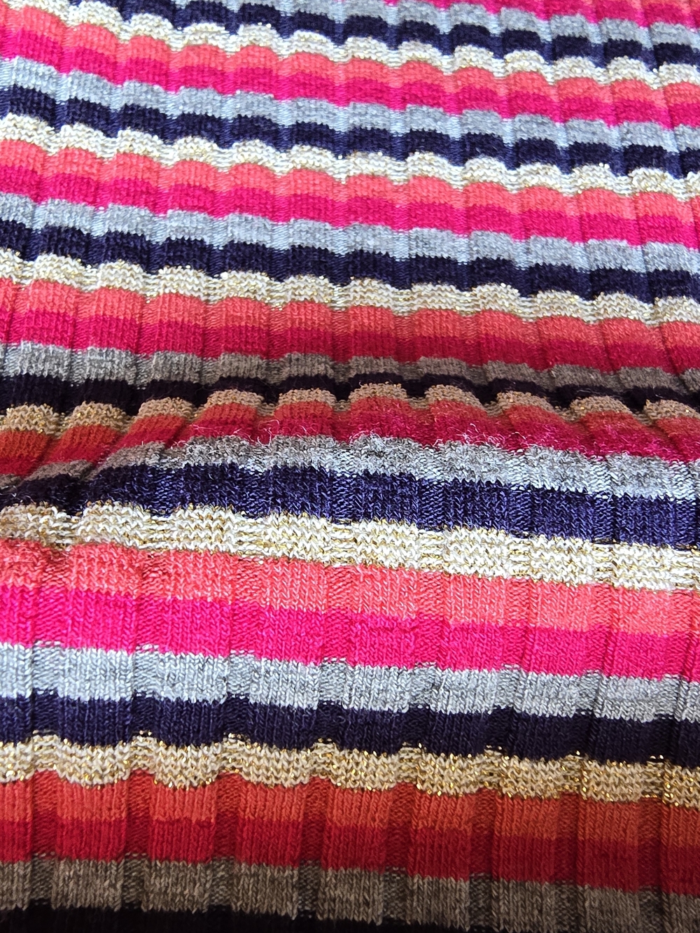 Trina Turk Large NWT Striped Ribbed Tank - Picture 6 of 9